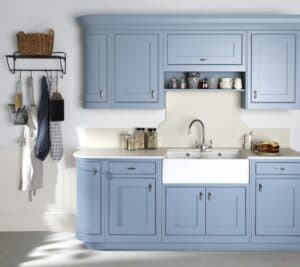 Blue Inframe Shaker Kitchen | Panelven Kitchens | Hampshire