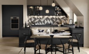 Harborne kitchen in graphite