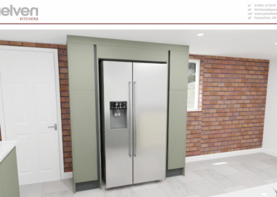 Grey Handle-less Kitchen | Panelven Kitchens | Hampshire