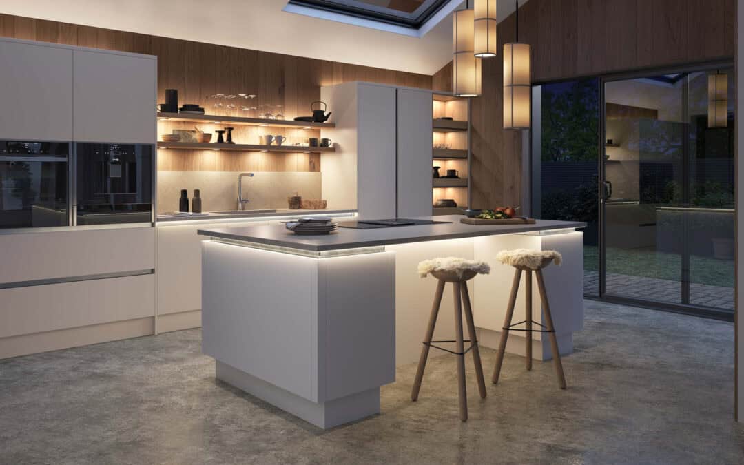 Handleless Matte Kitchen | Panelven Kitchens | Hampshire