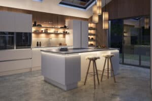 Handleless Matte Kitchen | Panelven Kitchens | Hampshire
