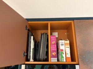 Sienna Orange, Majestic Teal & Oxidised Copper | Panelven Kitchens | Hampshire 