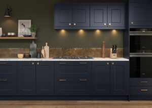 Blue Shaker Kitchen | Panelven Kitchens | Hampshire