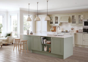 Sage Green Kitchen | Panelven Kitchens | Hampshire